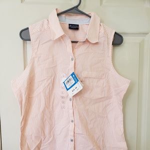 New Columbia Brand Pink Shirt For Sale